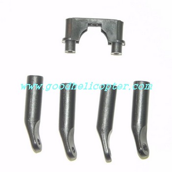 mjx-t-series-t55-t655 helicopter parts fixed set for tail support pipe and tail decoration set